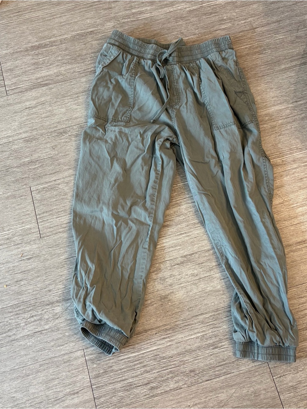 a new day Olive Green Drawstring Jogger Pants